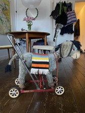 Vintage Push Along Donkey
