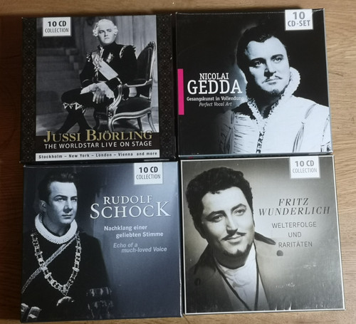 Great tenors lot x 10cd - tenors, of