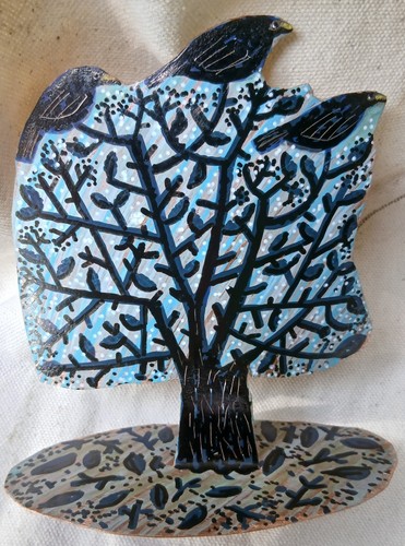Hand made copper sculpture - copper,