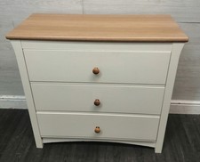 ALSTONS Cream Three Drawer