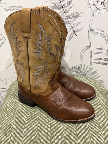Ariat round toe cowboy boots - cowboy,