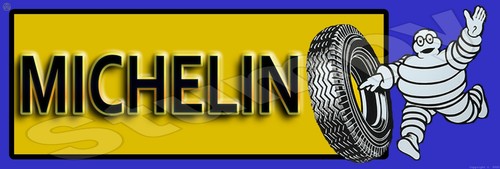 Michelin tire metal sign - metal, x
