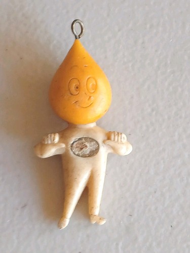 Vintage esso man keyring - man,