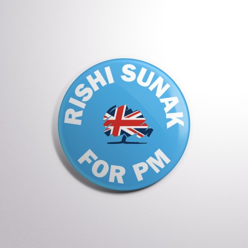 Rishi sunak for pin badge - sunak, pm