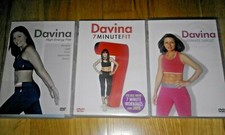 3 DAVINA 7 MINUTE WORKOUT LOSE WEIGHT TONE UP EXERCISE DVD FITNESS BUNDLE