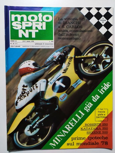 Motorcycle sprint 1978 - sprint, 12-1978