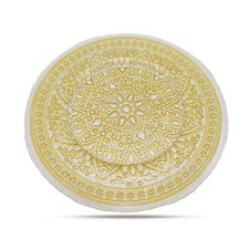 Decorative Dinning Plate Set Glass Charger Plates 13Inch for Wedding Party Décor