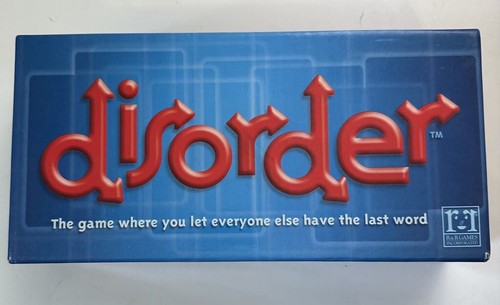 Disorder word game - word,