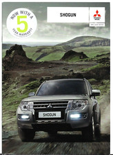 Mitsubishi Shogun 2014-15 UK Market Sales Brochure 3.2 DI-D SWB LWB 4Work