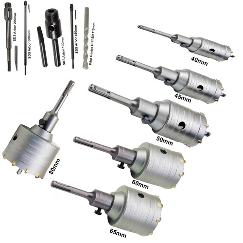 Kit tct core - drill, bits