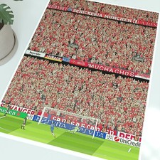 Chelsea FC Art Drogba 2012 Stamford Bridge Football Soccer Art Painting Framed