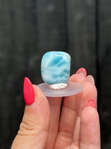 Larimar aaa grade tumbled - aaa,