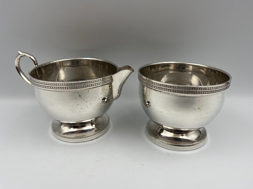 Antique silver plate - , sugar