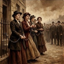 WOMENS SUFFERGETTE  PRINT