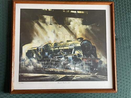 Train print framed - train,