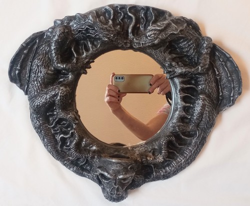Dragon wall mount mirror - wall,