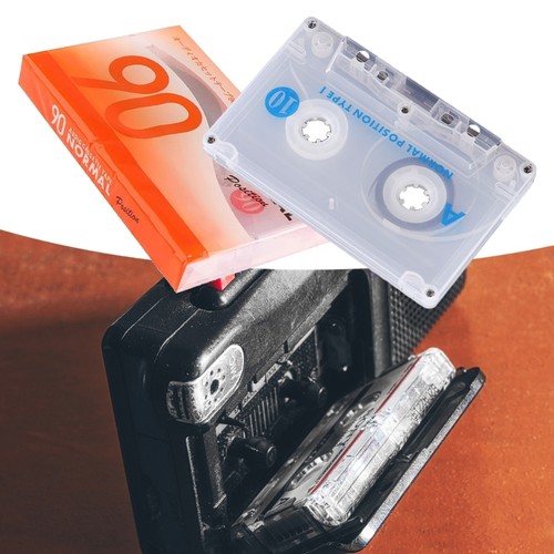 Standard cassette blank - blank, tape