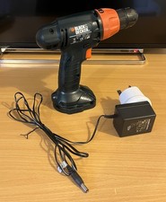Black & Decker CD112C Cordless 12V Drill With Charger - (No Battery) - Free P&P!