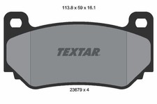 Front Brake Pad Set Fits Caterham MG Textar 2367901 1 Year Warranty
