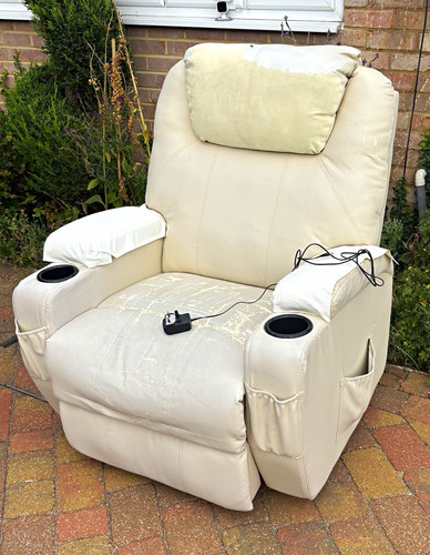 Beige electric heated - electric, massage