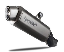 HP Corse BMW R1200GS LC 2013-2018 Road Legal Exhaust Slip On Titanium 4 Track R
