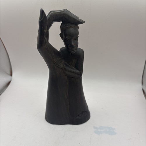 Wooden carved african - carved, figure