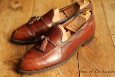 Alden Brown Leather Tasselled Shoes Loafers Mens UK 11 EU 45 US 12