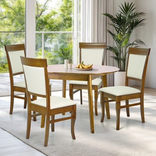 Wooden piece dining set 4 - dining, set,