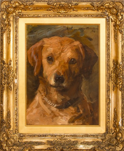 19th century dog portrait - dog,