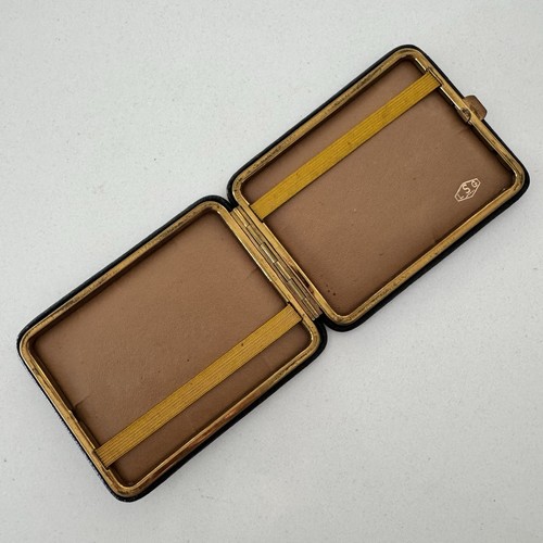 Vintage cigarette case black - cigarette,