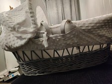 Moses Basket Grey