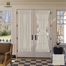 Linen French Door Curtains