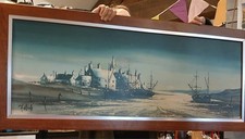 vintage print of "Moonlit