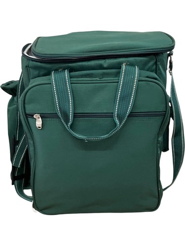 Green picnic backpack cooler - picnic,