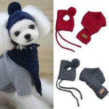 Knitted Pet Hat & Scarf Set