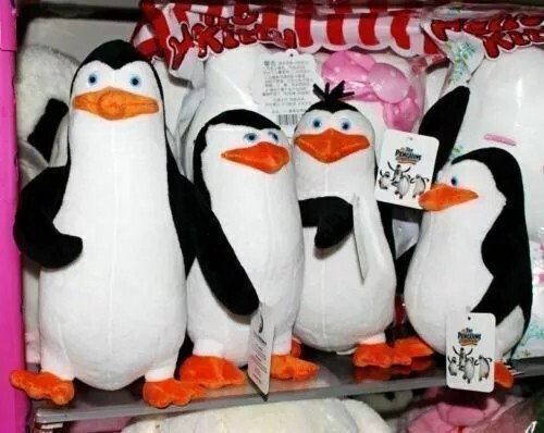 4pcs set the penguins - 4pcs/set,