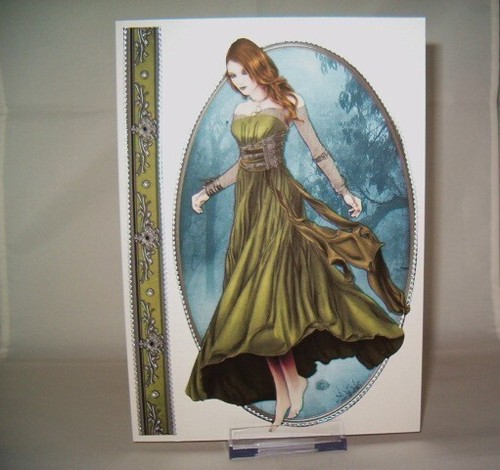 Handmade goth lady birthday - goth,