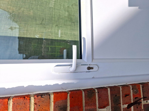 White upvc single - upvc,