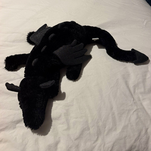 Jellycat large onyx dragon vgc - jellycat,