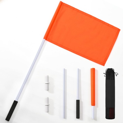 Orange boat flag with - orange,