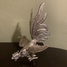 Vintage heavy silver metal