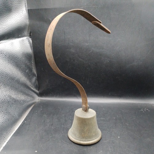 Antique brass bronze bell - bronze,