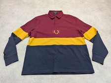 Fred Perry Polo Shirt Mens Extra Large Reissues Rugby Golf Langarm Casual Top XL