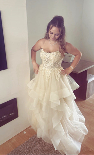 Mousetrap yellow prom - , dress