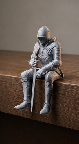 Medieval knight shelf sitter - knight,