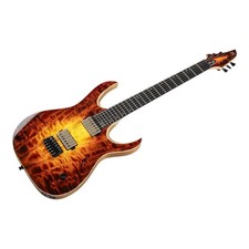 Mayones Duvell 6 Elite Curly Poplar - Lava Burst