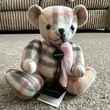 Pink burberry nova check teddy - pink,