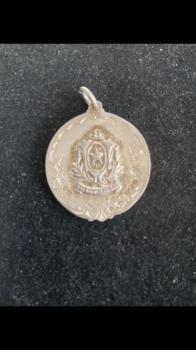 Vintage sterling silver medal - silver,