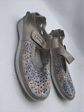 Women’s Boulevard Touch Fastening Suede Flat Shoes - Uk 5