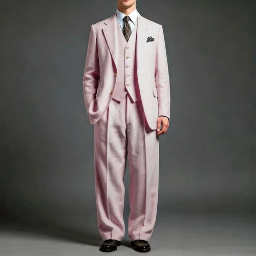 Summer linen men suit casual - summer,